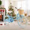 18-Inch Kids Bike with Training Wheels and Adjustable Handlebar Seat-Blue